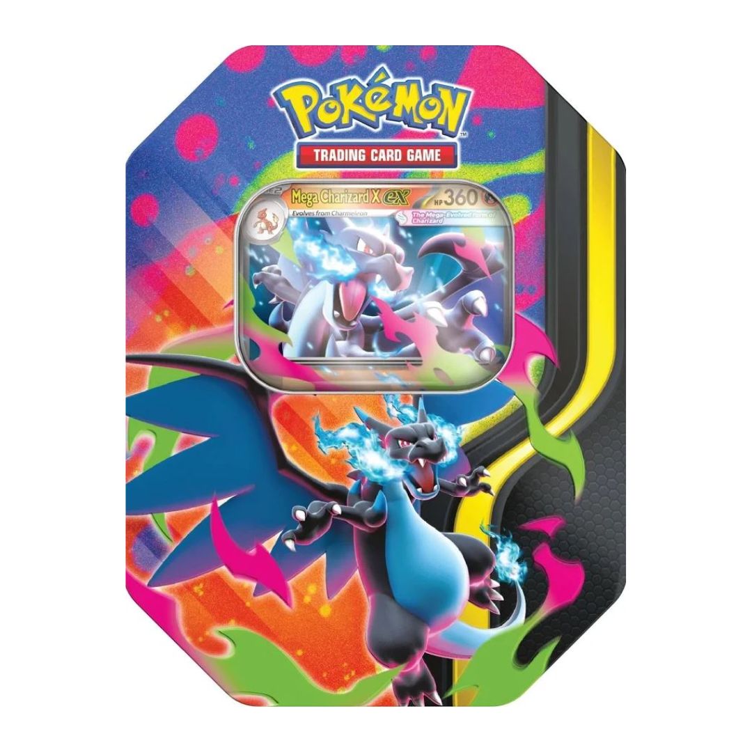 Pokémon TCG: Mega Charizard Tin - Mega Charizard X ex